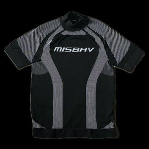 misbhv rib knit turtleneck shirt